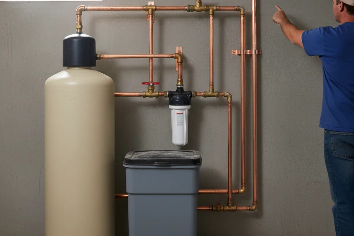Whole-house water treatment system installed in Fort Littleton